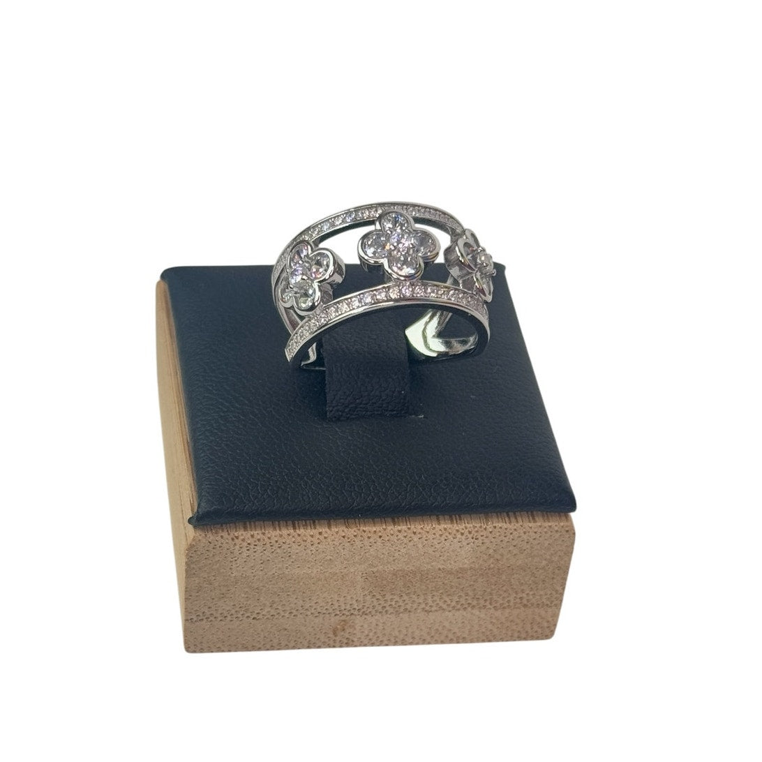 Bella Clover Ring 925 Sterling Silver