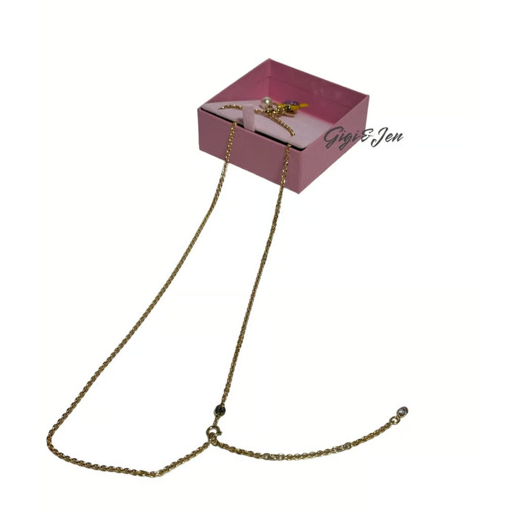 Swarovski Crystal Dulcis Pendant, Candy, Multicolored, Gold-Tone Plated