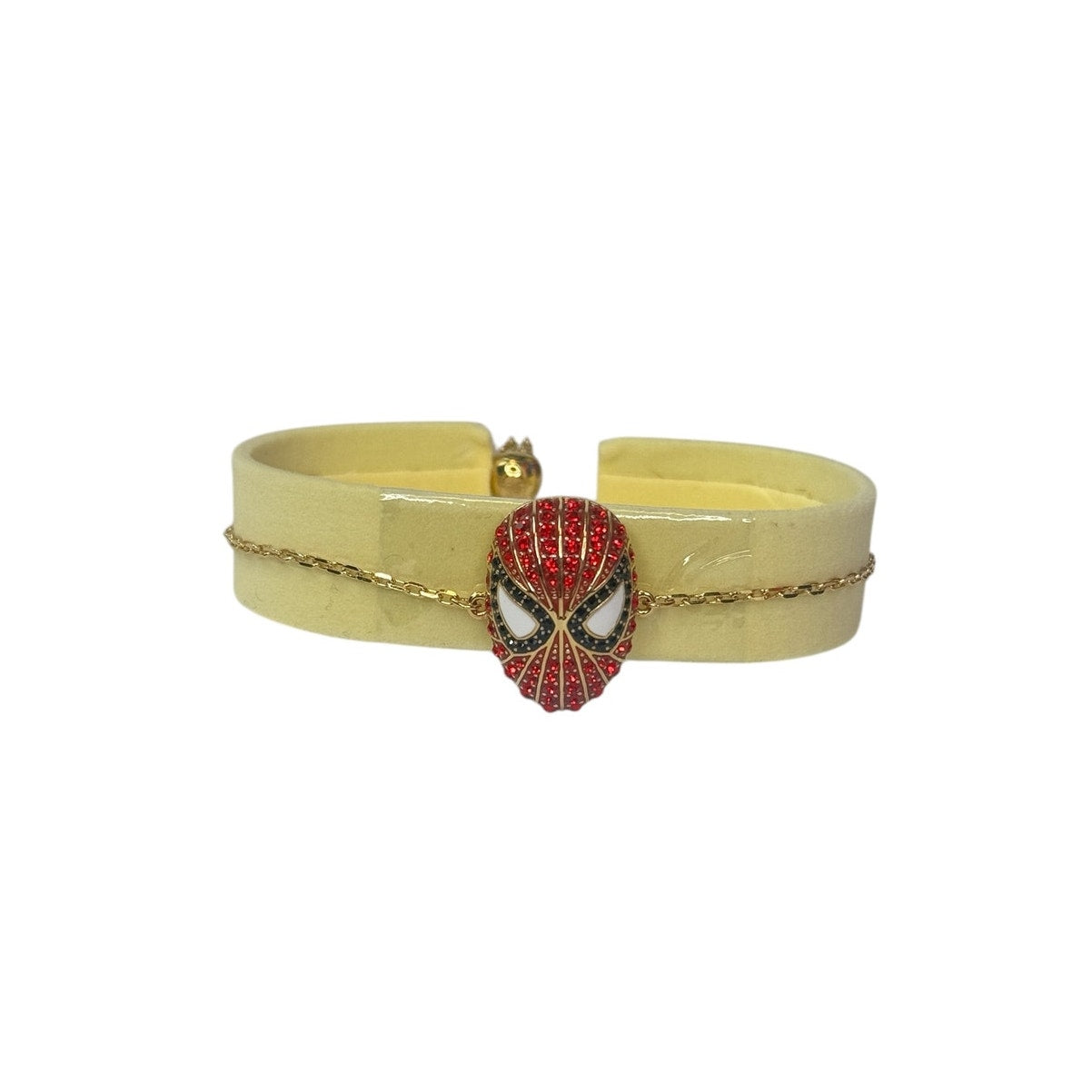 Swarovski Spider-Man Bracelet, Red Crystal, Gold-tone Finish M