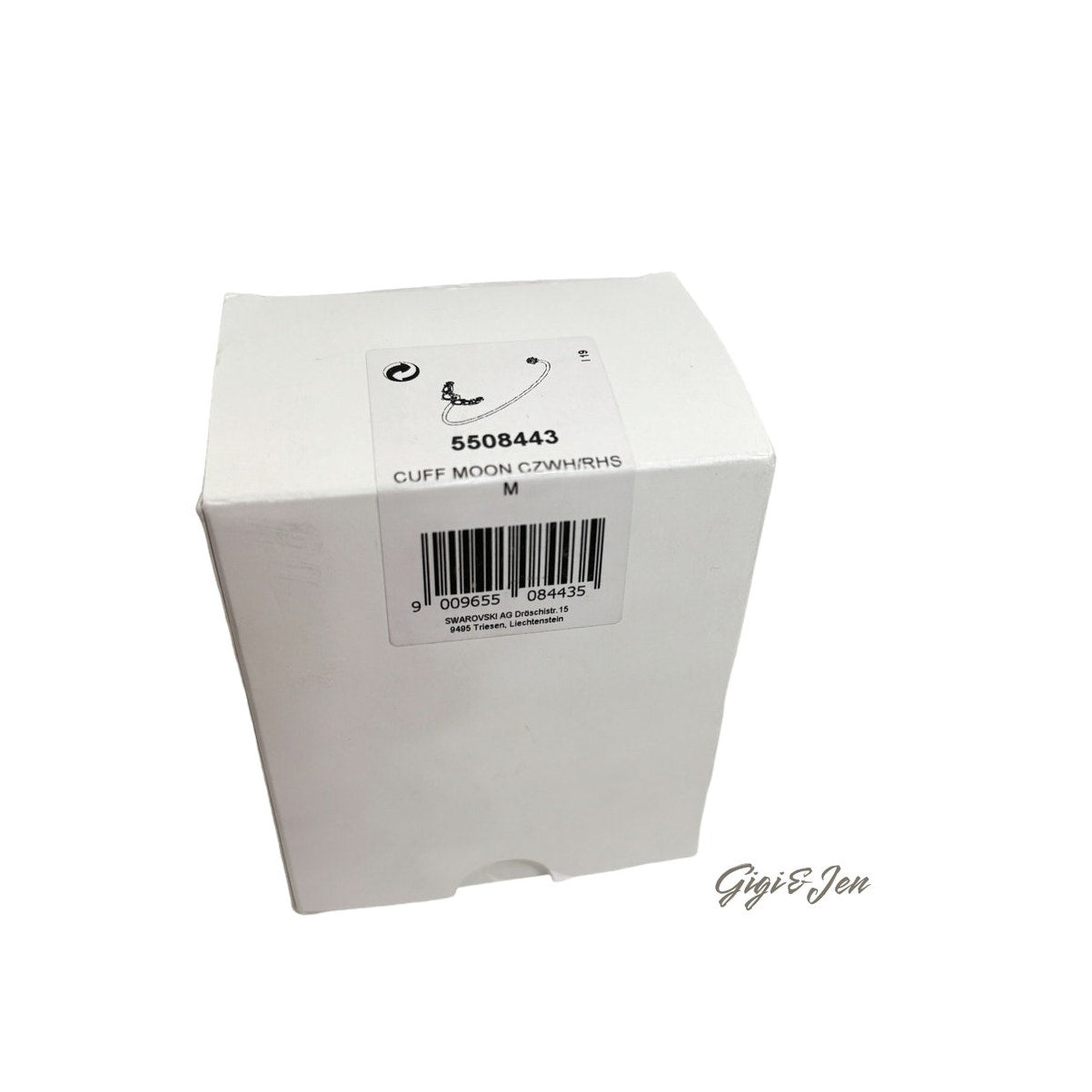 Swarovski Penélope Cruz Moonsun Cuff, White, Rhodium Plated