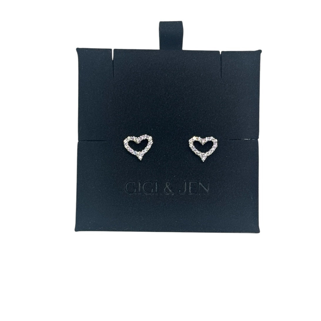 Small Heart Earrings 925 Sterling Silver