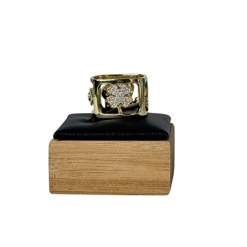 Lucky Charm Dice Ring for Her Color Gold