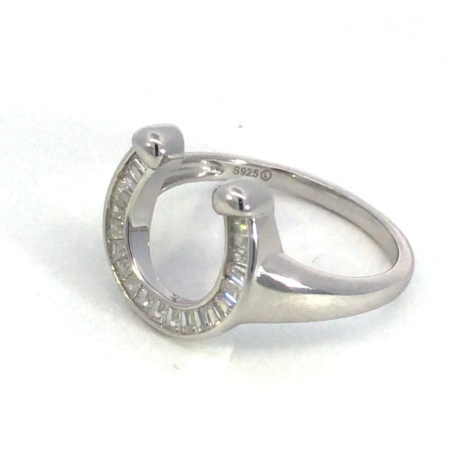 Make it Happen ring Horseshoe Ring 925 Sterling Silver