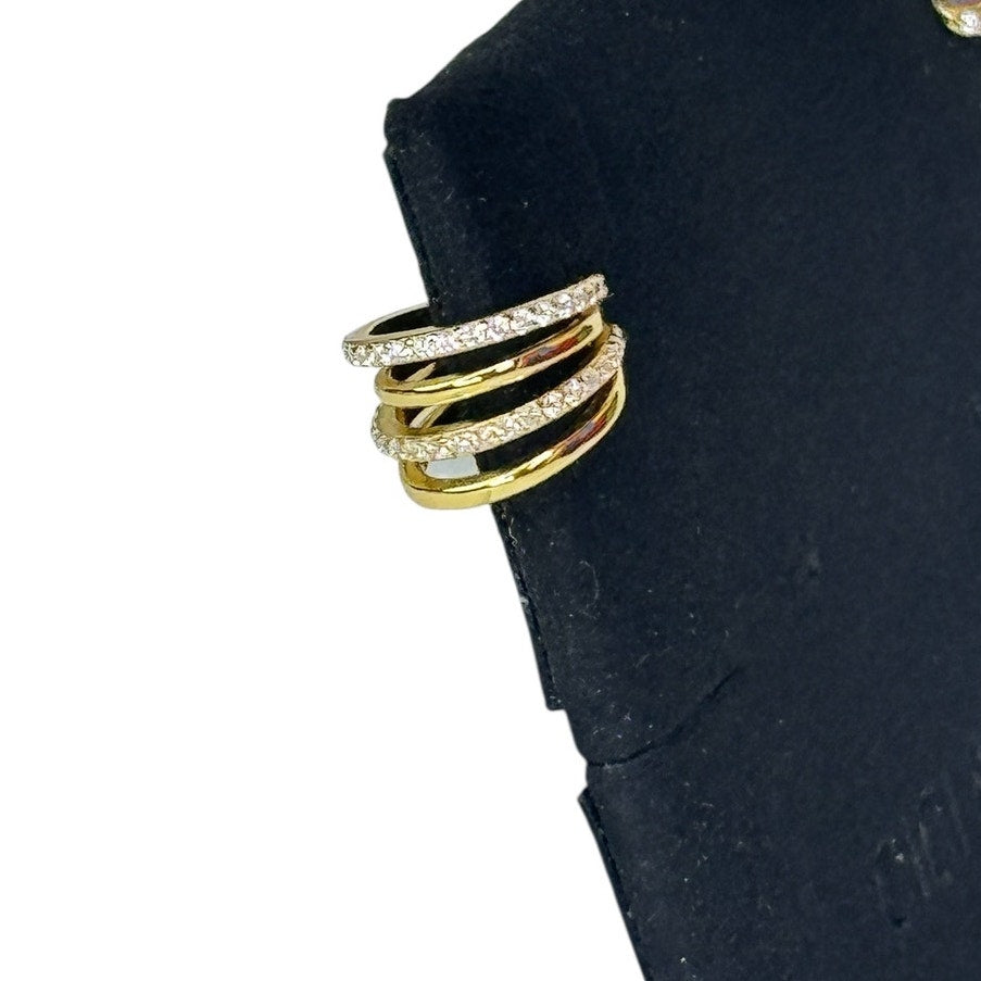 Ear Cuff Earring for Women Non Pierced Cartilage Gold Color