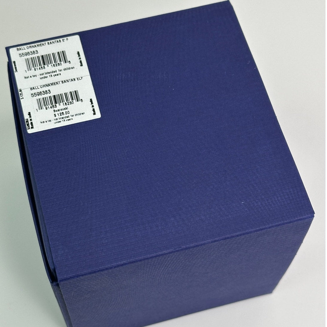 Swarovski Holiday Cheers Santa’s Elf Ball Ornament