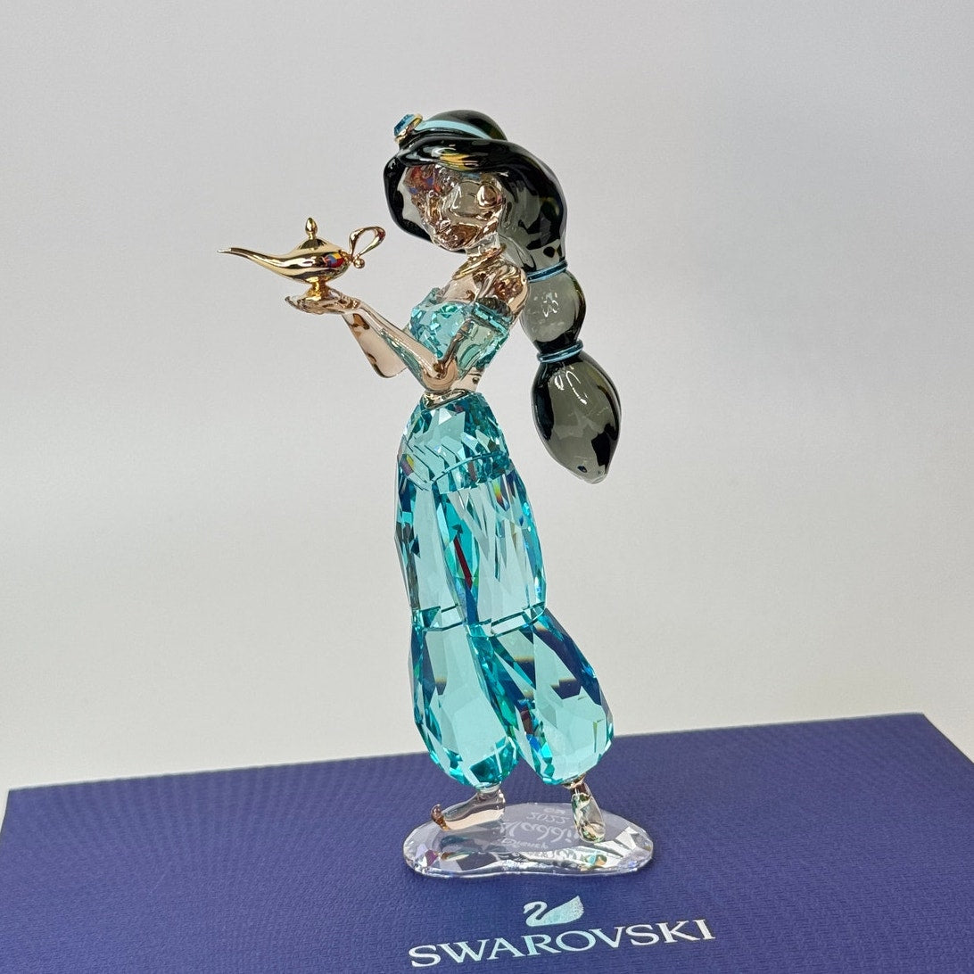 Swarovski Princess Jasmine and Abu Bundle Crystals Figurine Home decor