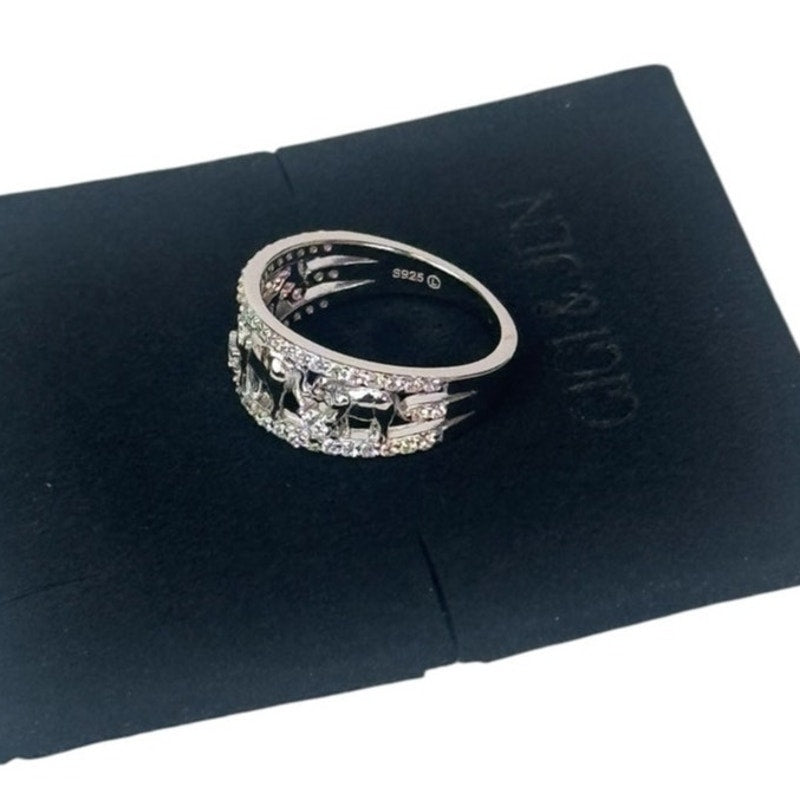 Lucky Elephant Ring 925 Sterling Silver