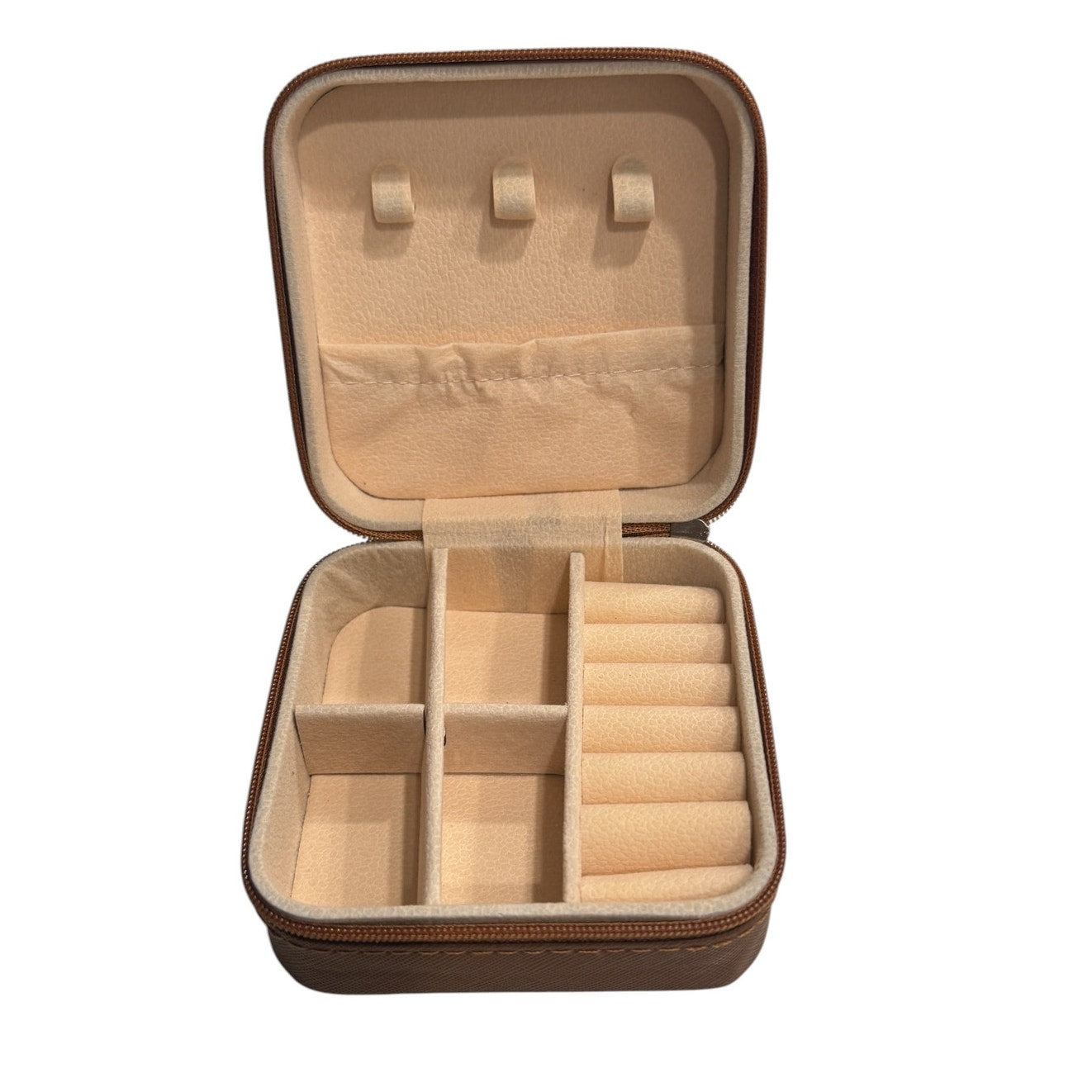Western Wild Mustang Travel Leather Jewelery Box
