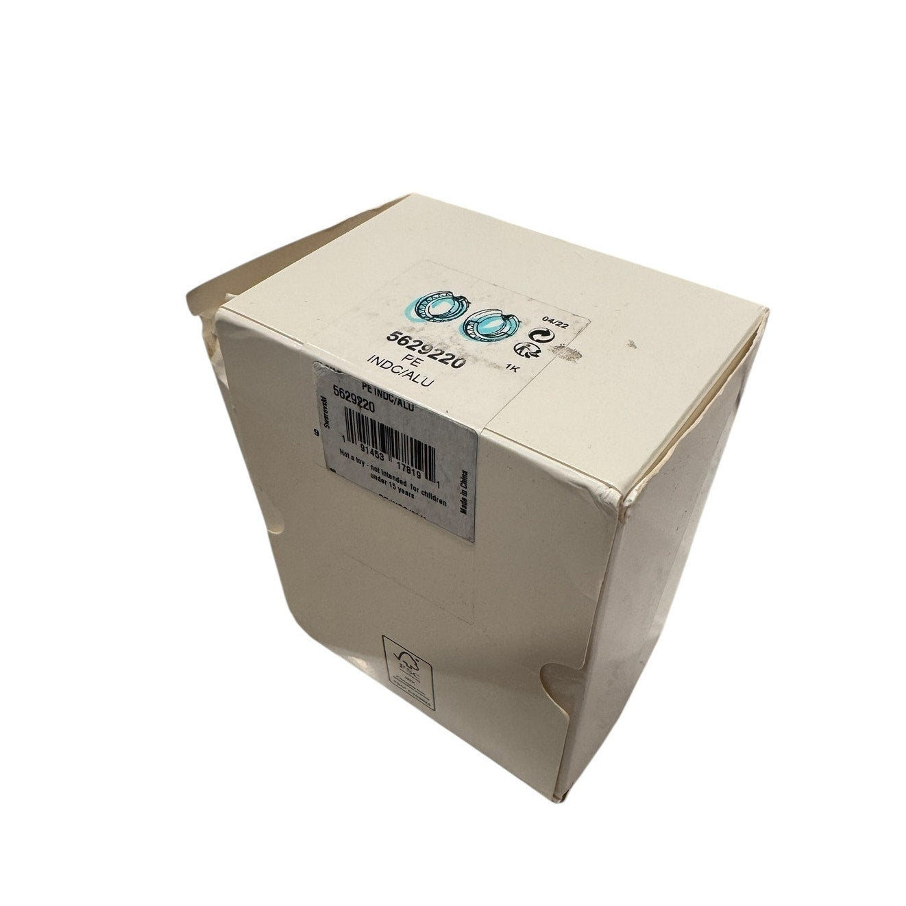 Swarovski Women's Hoop Earrings Lucent Blue Aluminum and Crystals