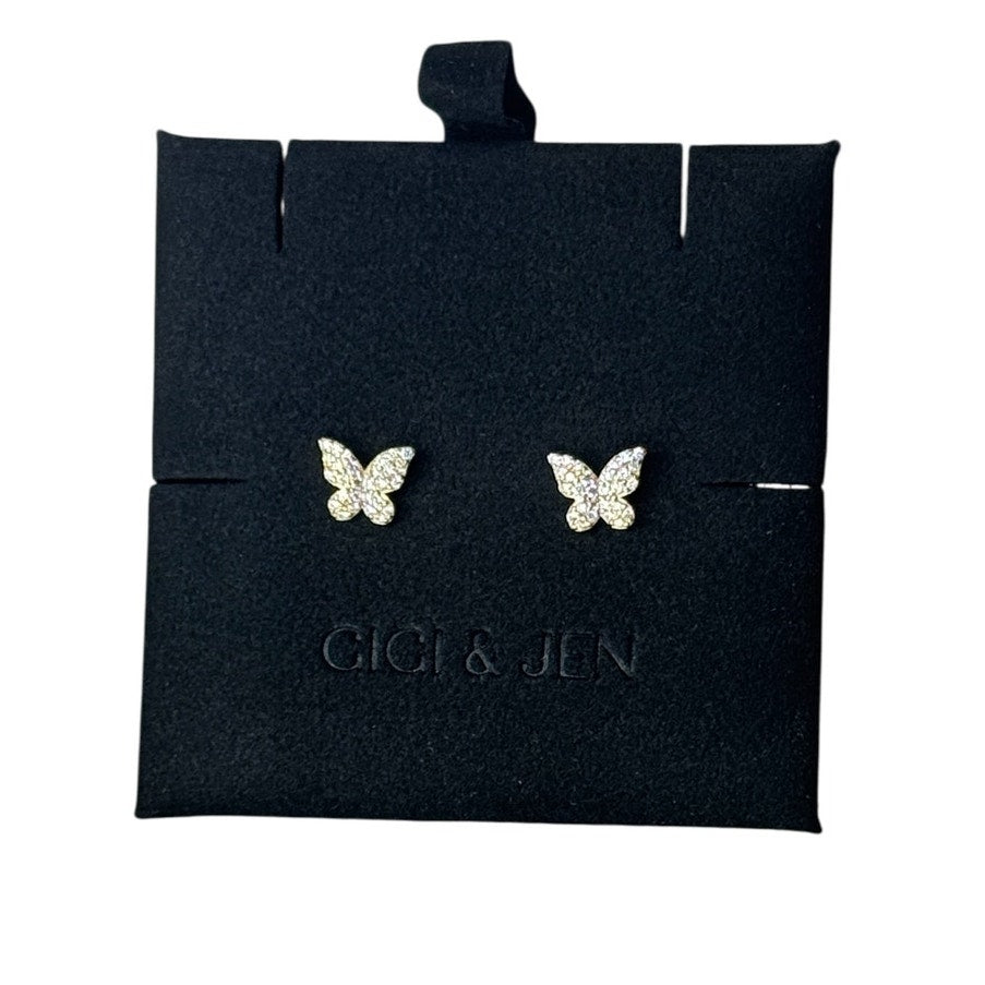 Butterfly Stud Earrings Dainty Jewelry for Women