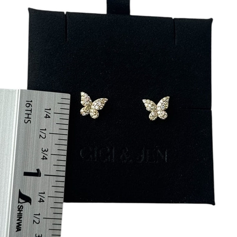 Butterfly Stud Earrings Dainty Jewelry for Women