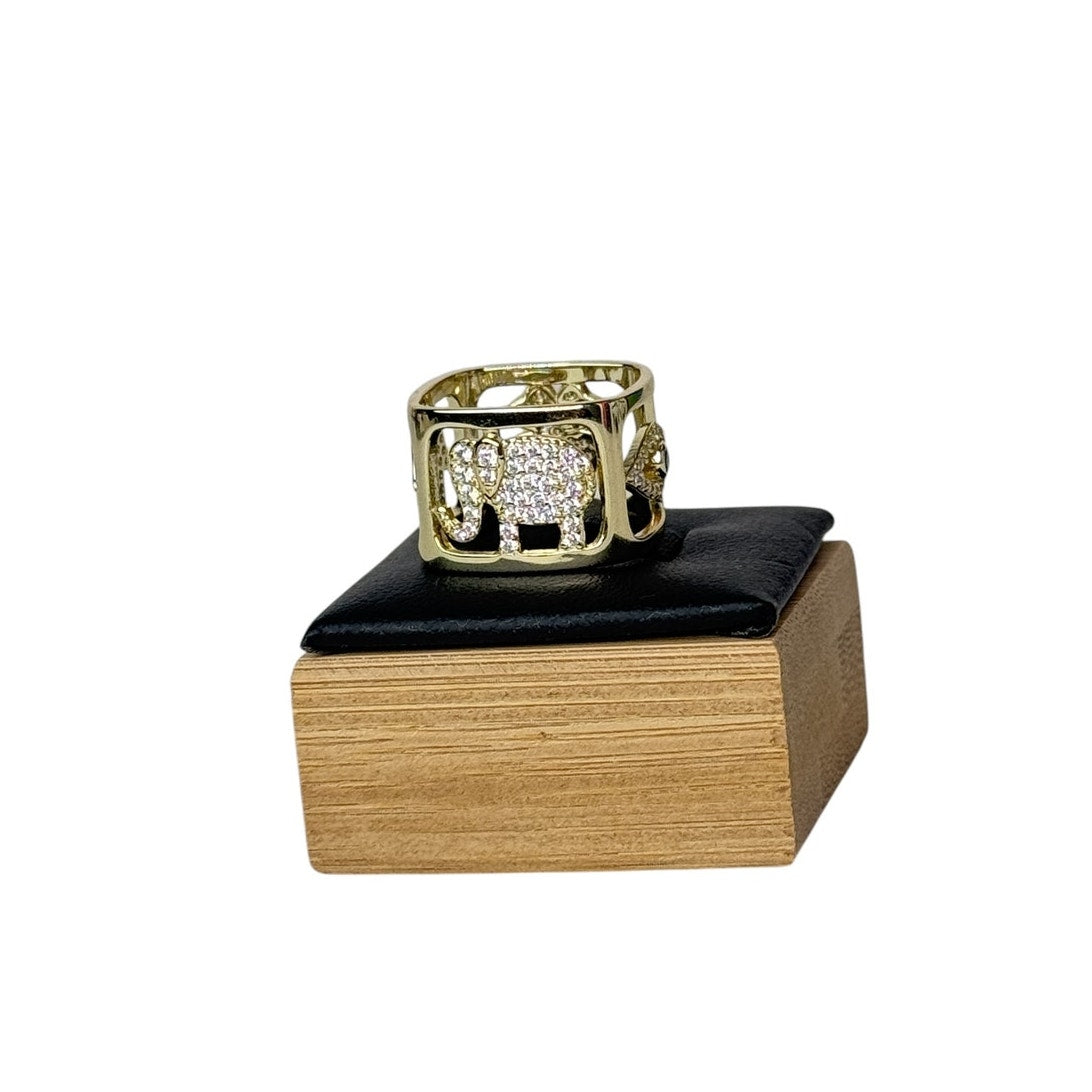 Lucky Charm Dice Ring for Her Color Gold