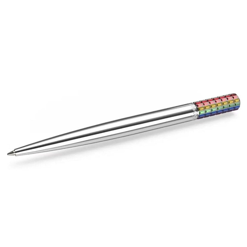 Swarovski Ballpoint pen Multicolored, Chrome plated New