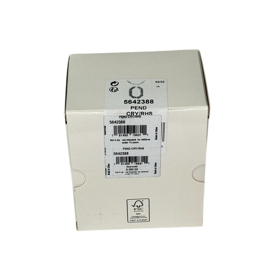 Swarovski Dextera pendant Octagon shape, Medium, Necklace Unisex