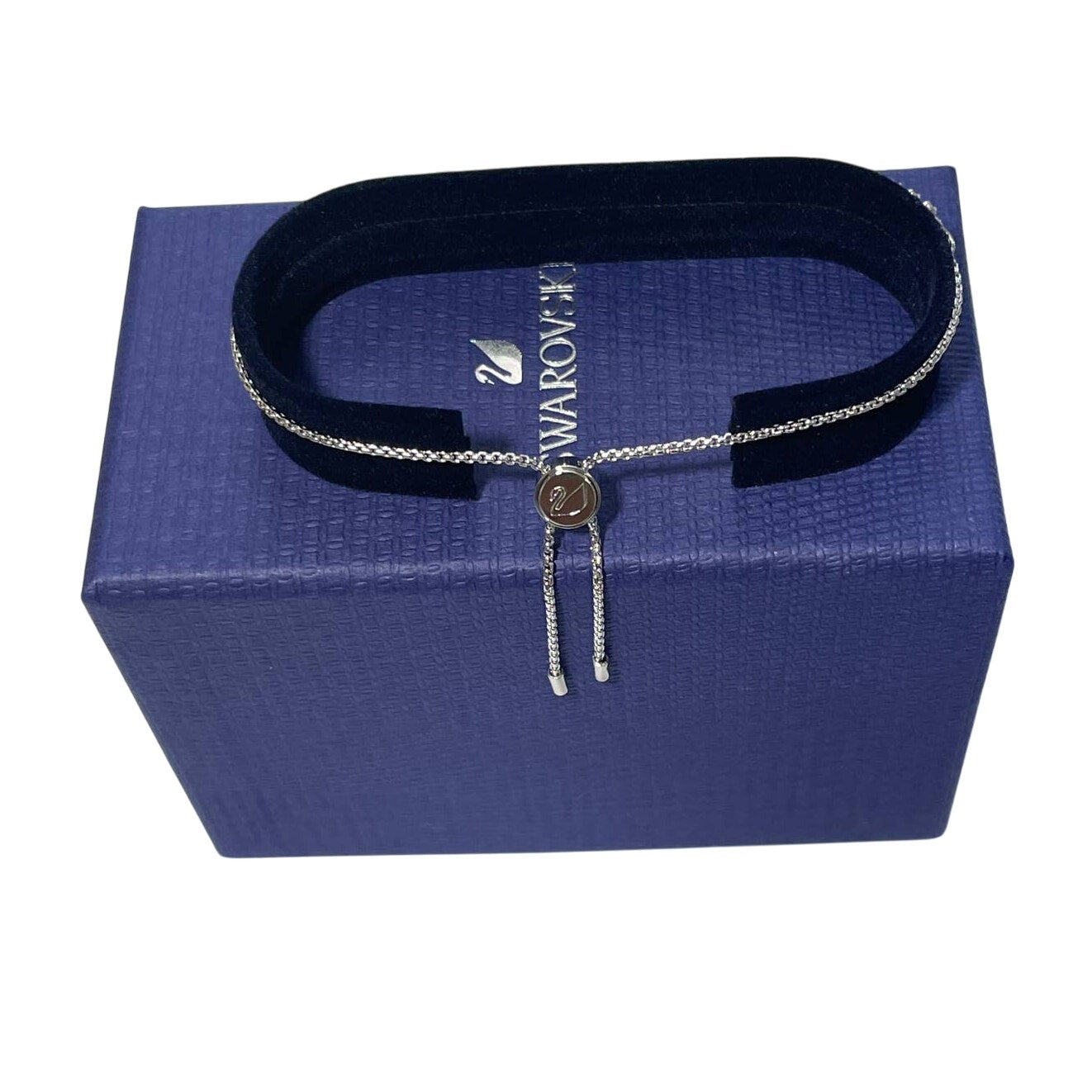 swarovski Subtle bracelet Evil eye, White, Rhodium plated New
