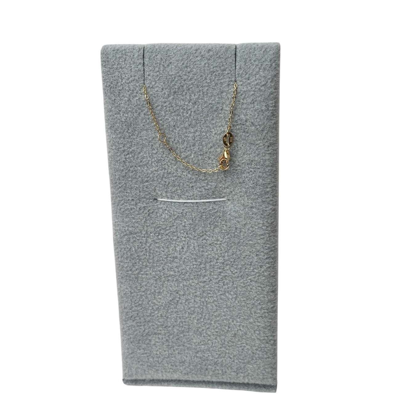Pave Chai Pendant Gold Tone Necklace