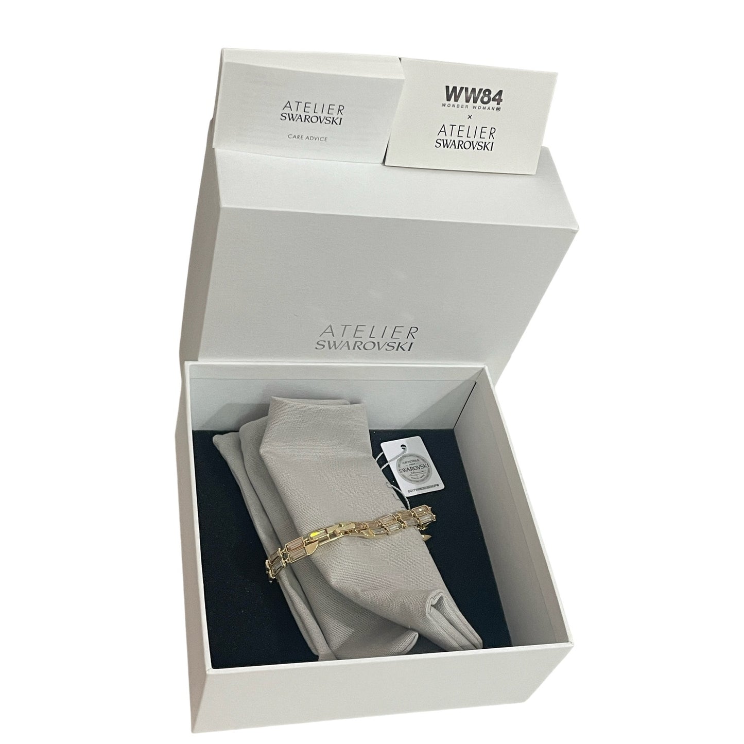 Atelier Swarovski Wonder Woman bangle Gold tone, Gold-tone plated Bracelet