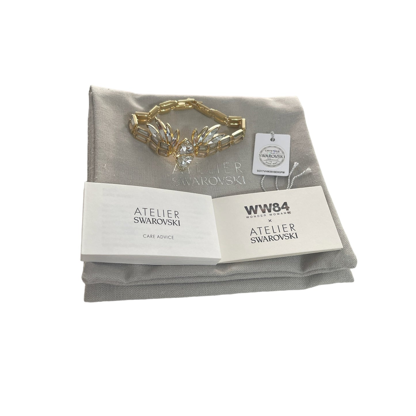 Atelier Swarovski Wonder Woman bangle Gold tone, Gold-tone plated Bracelet