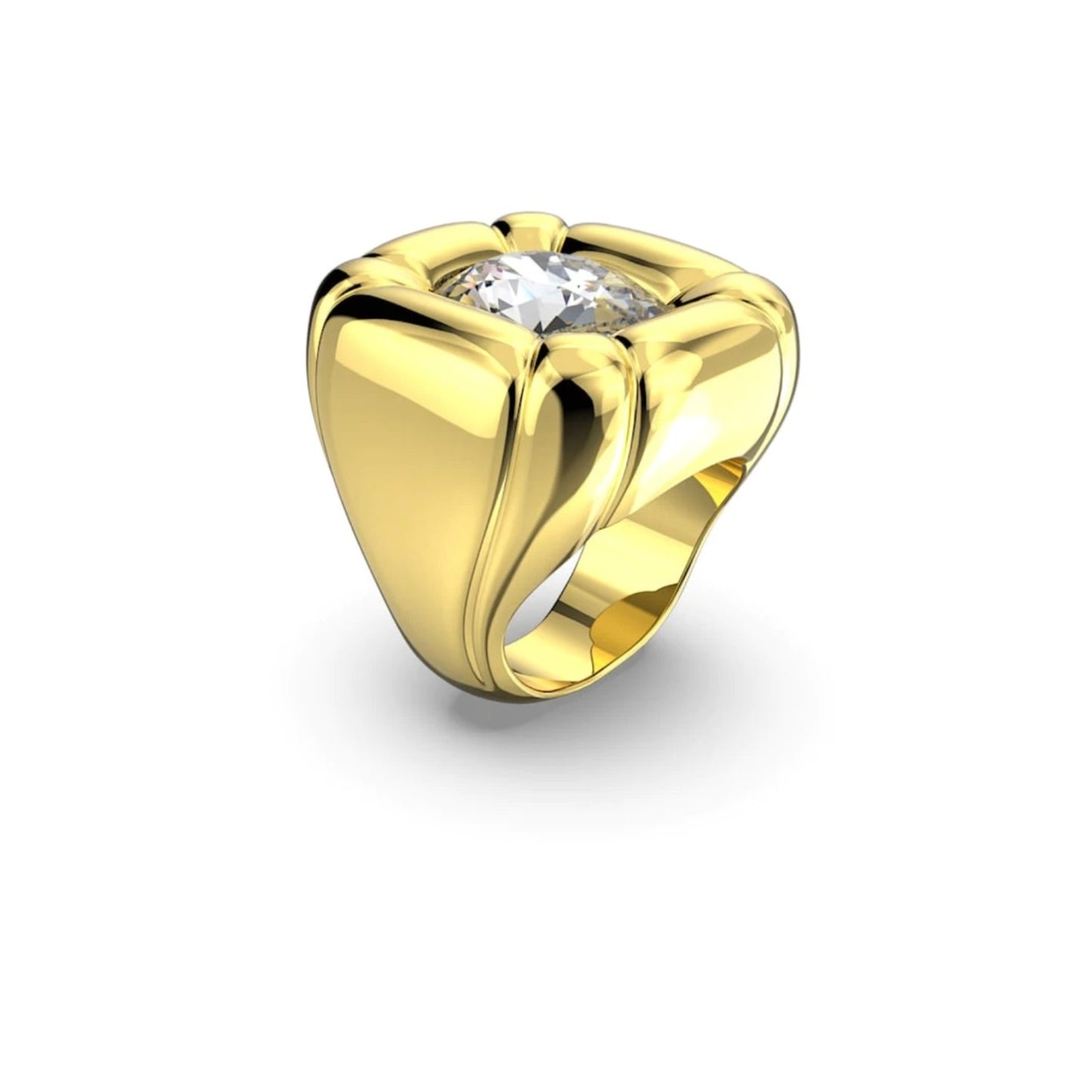 Swarovski Dulcis Cocktail Ring Size 60/ 9 Color gold New