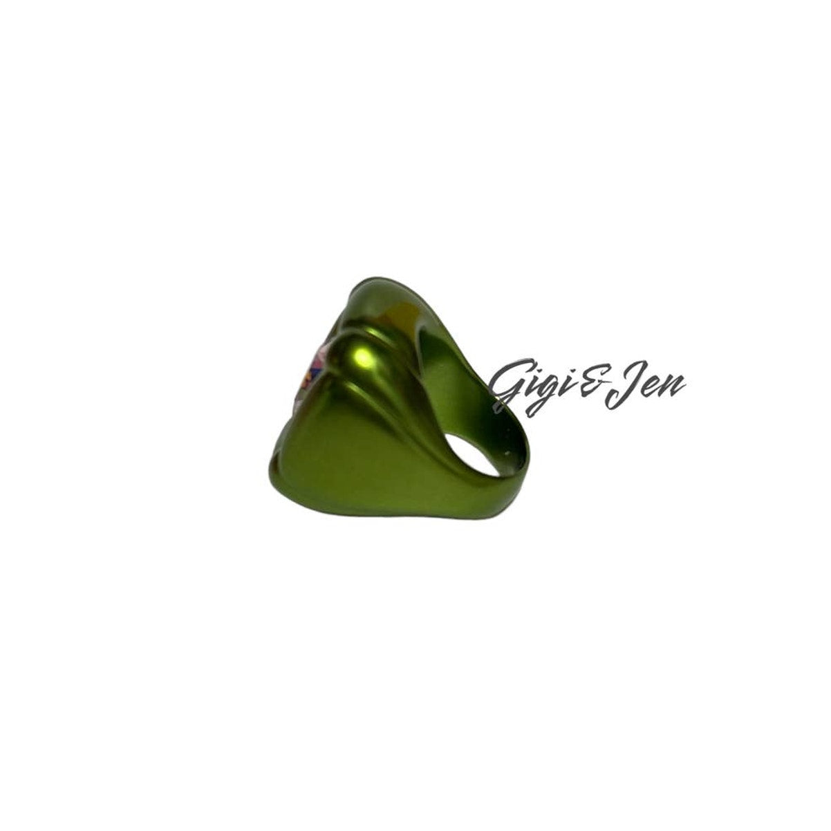 Swarovski Dulcis Cocktail Ring sizen 52 / 6 Green New