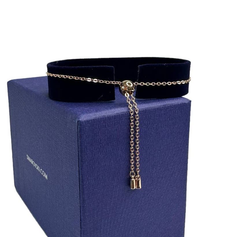 Swarovski Stella Rose Gold Scardtli Crystal Adjustable Bracelet