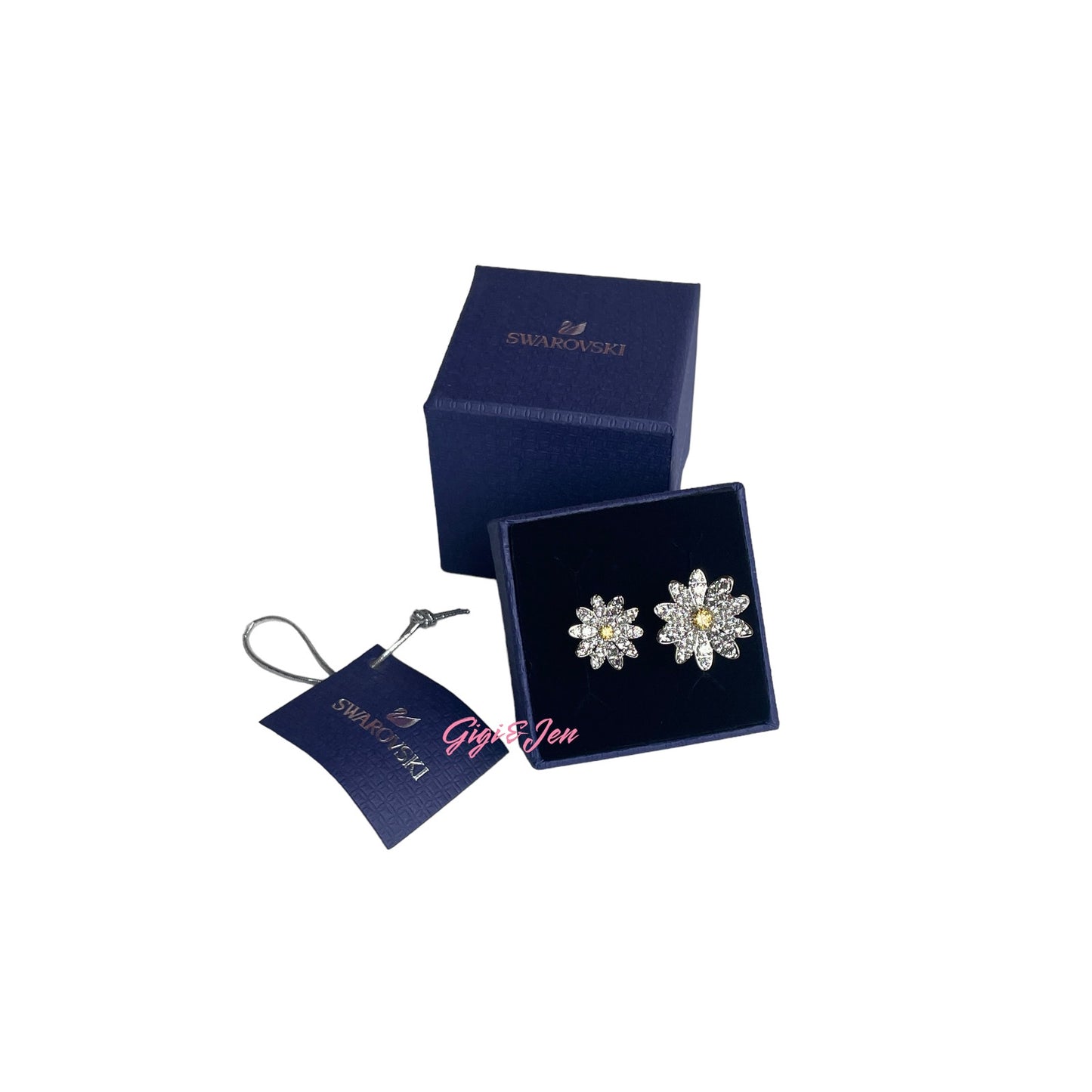 Swarovski Eternal Flower open ring Flower, Yellow, Mixed metal finish SIZE 55/7