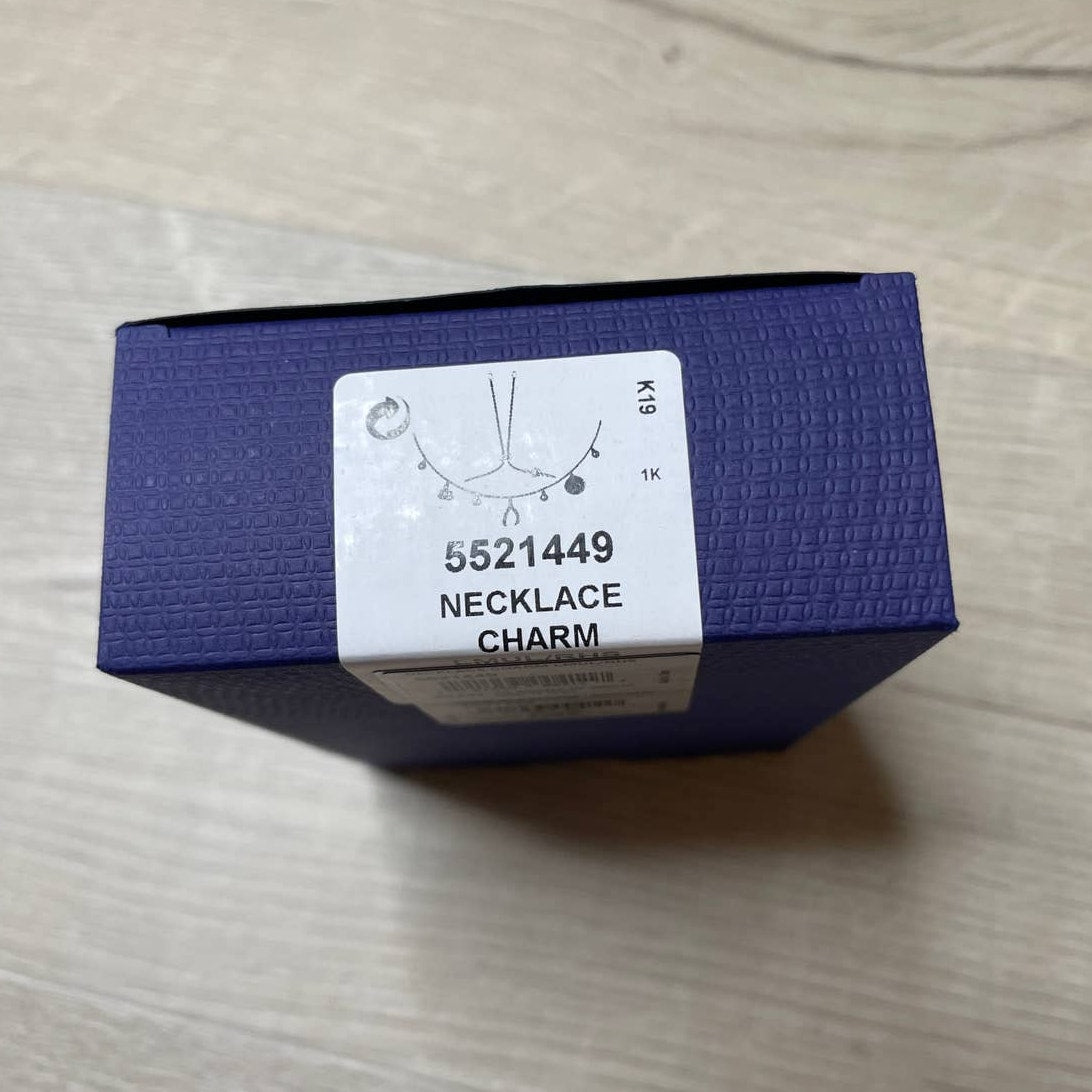 Swarovski Symbolic Charm Necklace Light multi-colored, Rhodium plated