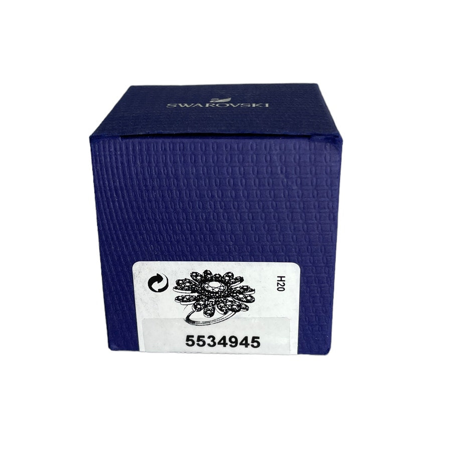 Swarovski Eternal Flower ring Flower, Yellow, Mixed metal finish Eur 58 / USA 8