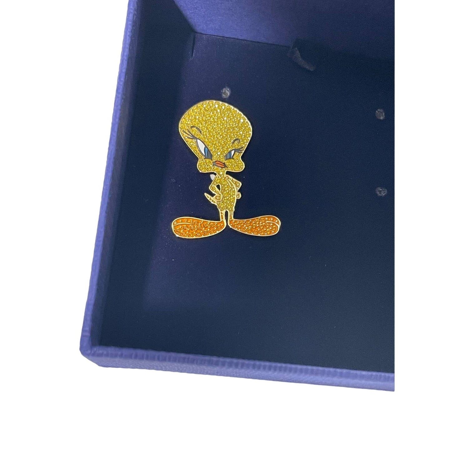 Swarovski Tweety Tie PIN Looney Tunes new