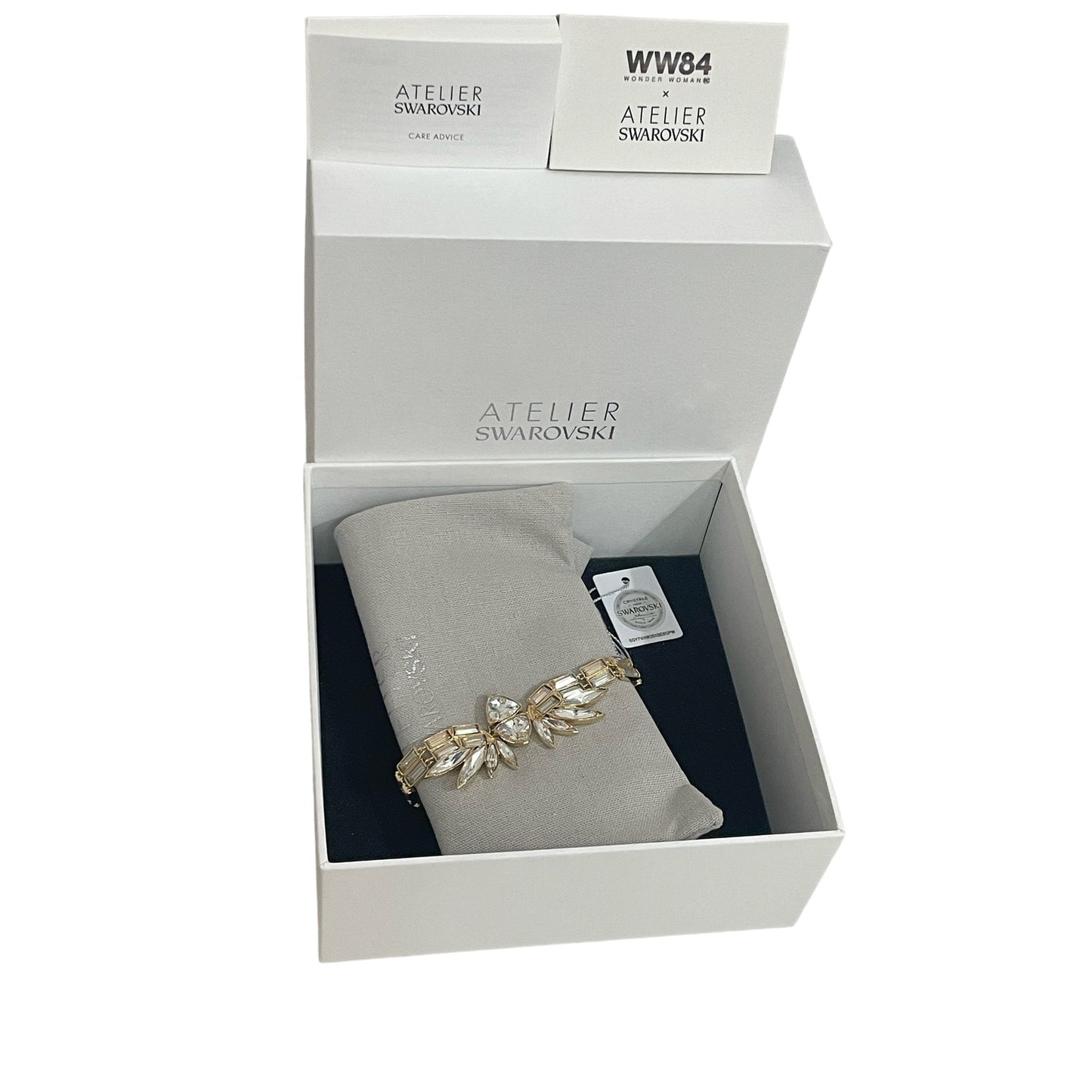 Atelier Swarovski Wonder Woman bangle Gold tone, Gold-tone plated Bracelet
