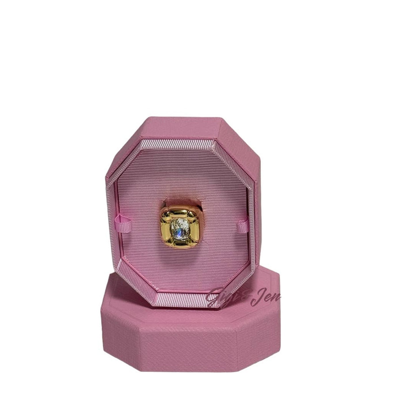 Swarovski Dulcis Cocktail Ring Size 60/ 9 Color gold New