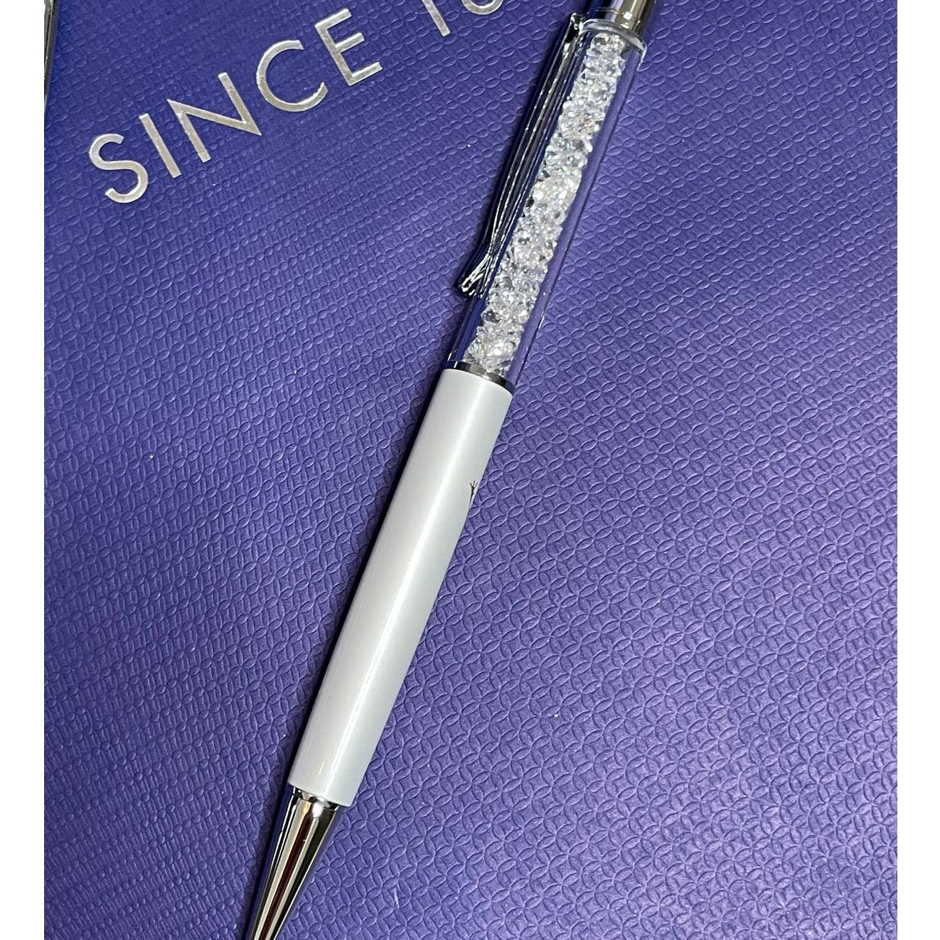 Swarovski Disney Frozen Ana and Olaf Crystal Steel BallPoint Pen set
