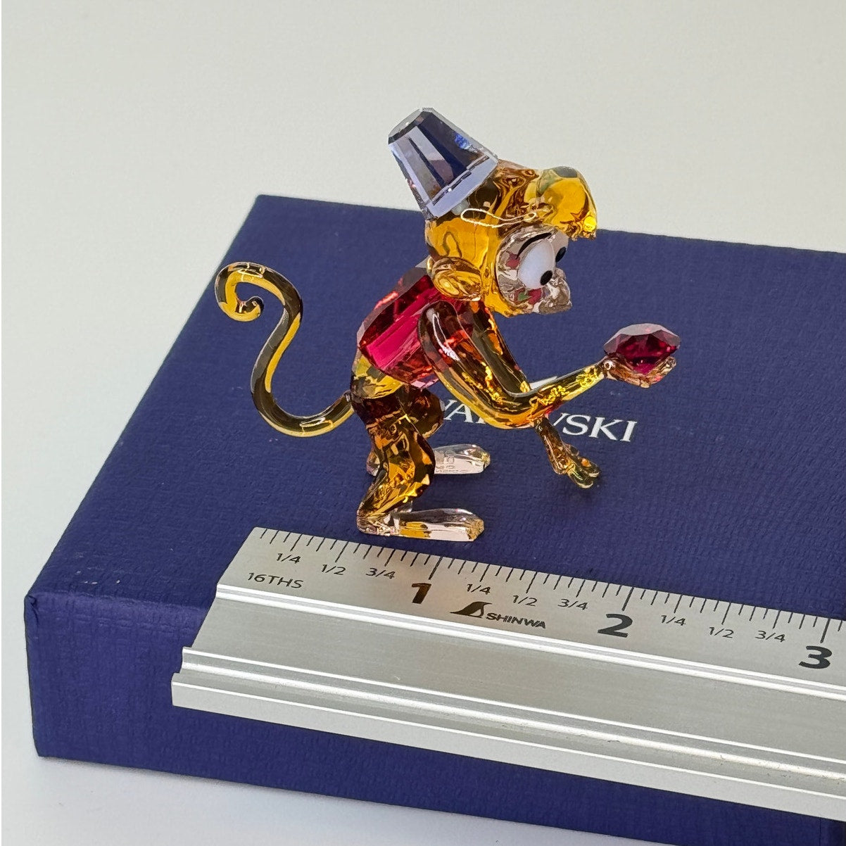 Swarovski Princess Jasmine and Abu Bundle Crystals Figurine Home decor
