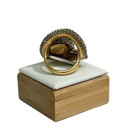 Swarovski Atelier Tigris ring white gold plated 52 / 6   GRAY/CRY/GOS