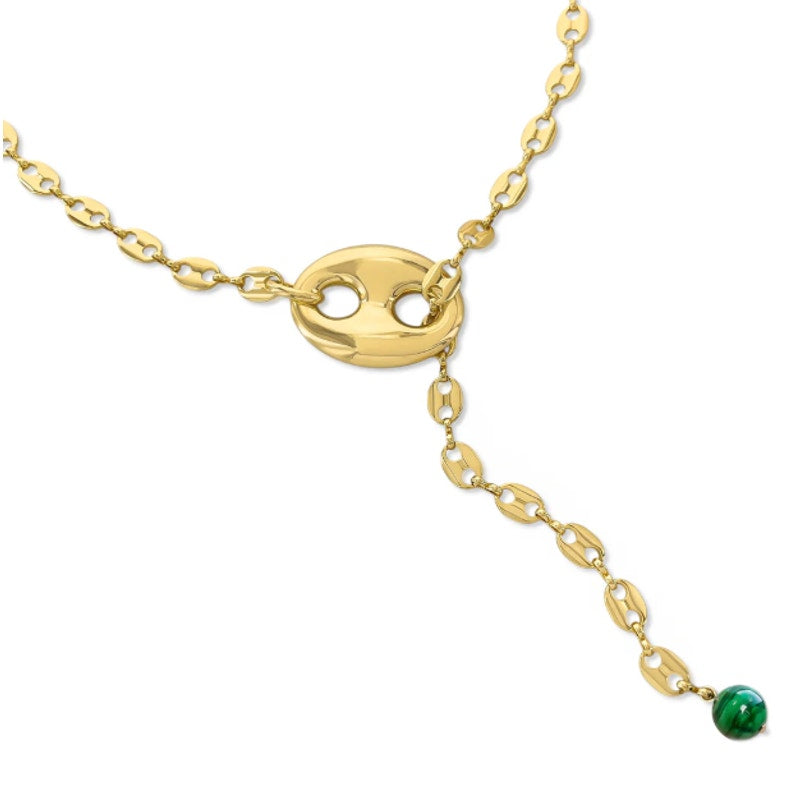 Mariner Lariat with Bead Necklace