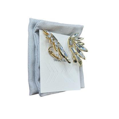 Swarovski Wonder Woman ear cuff White, Gold-tone plated Earrings