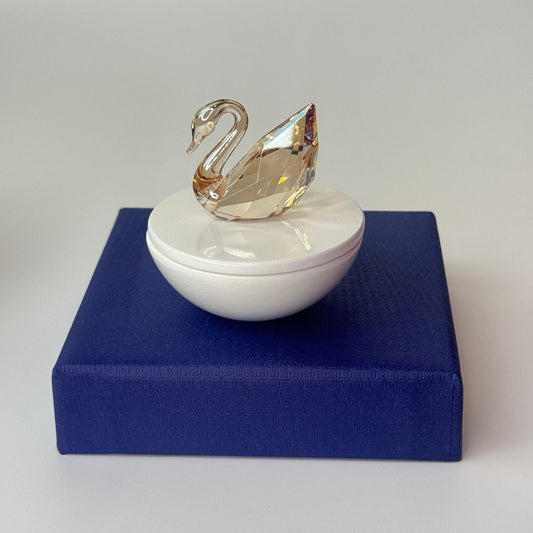 Swarovski Keepsake Decorative Box Swan home decor