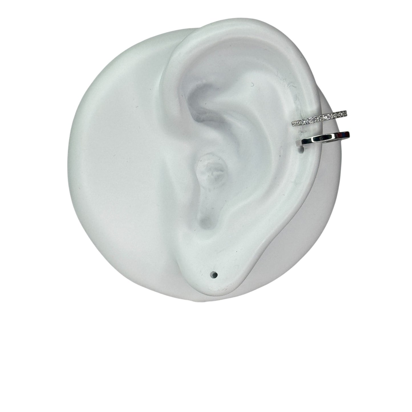Double Ear Cuff 925 Sterling Silver Non-Piercing