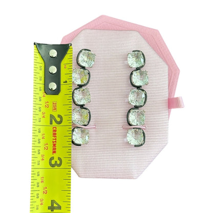 Swarovski Floating Harmonia Drop White crystal Long Earrings