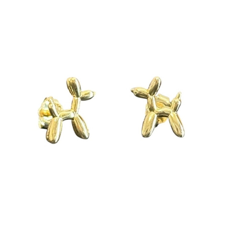 Balloon Dog Stud Earrings Fun & Playful Jewelry for Women  Trendy Animal-Shaped Studs