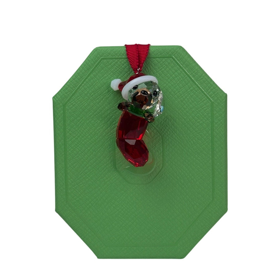 Swarovski Christmas Holiday Cheers Beagle Ornament Christmas