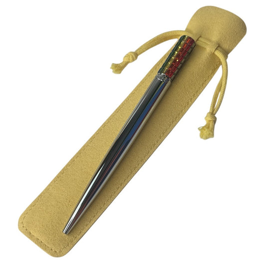 Swarovski Ballpoint pen Multicolored, Chrome plated New