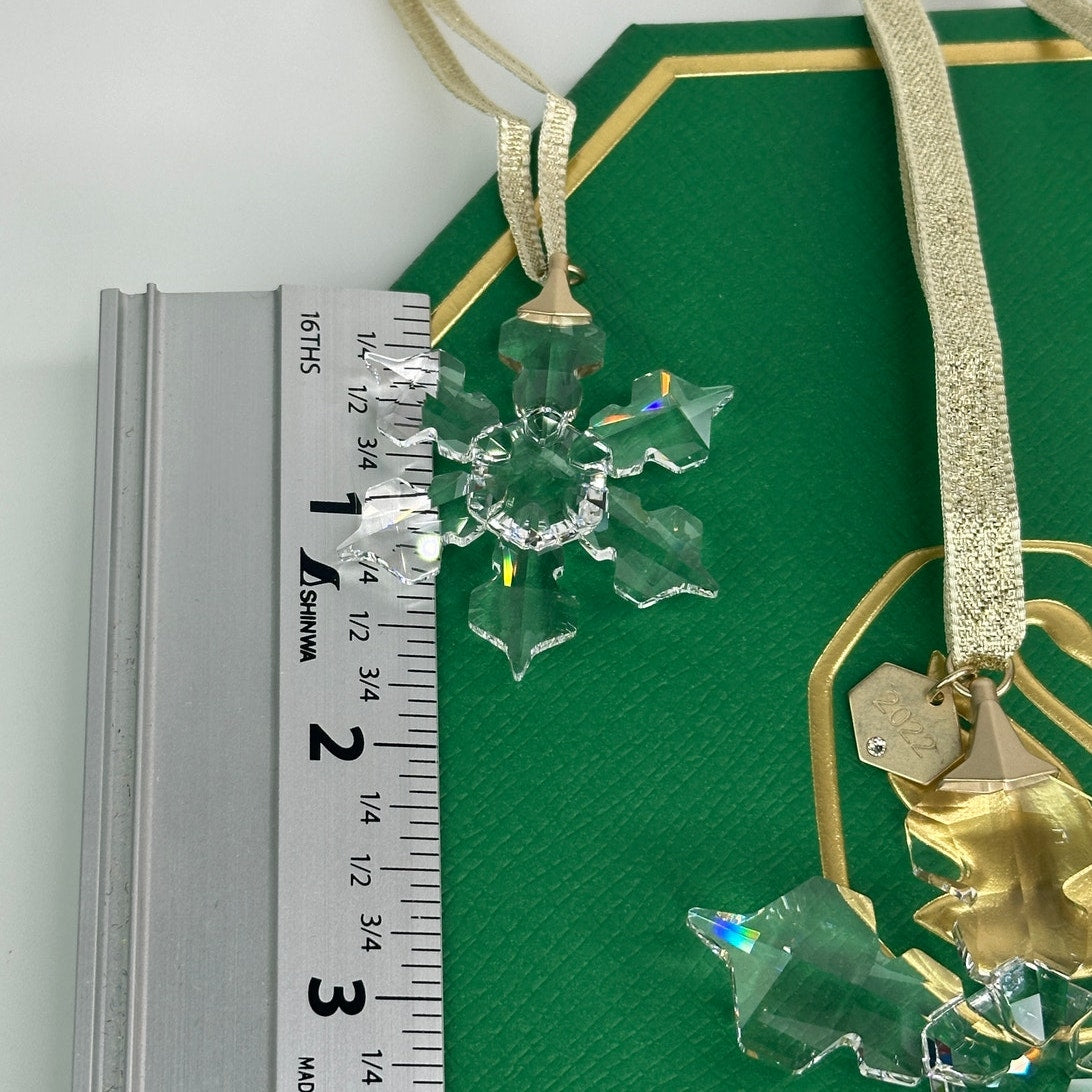 Swarovski Annual Edition 2022 Ornament Set of 3