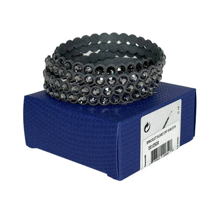 Swarovski Power Collection Adjustable Bracelet in Dark Gray