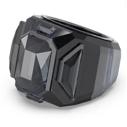Swarovski Chroma cocktail ring Black, Ruthenium plated 55 EUR /  7 USA