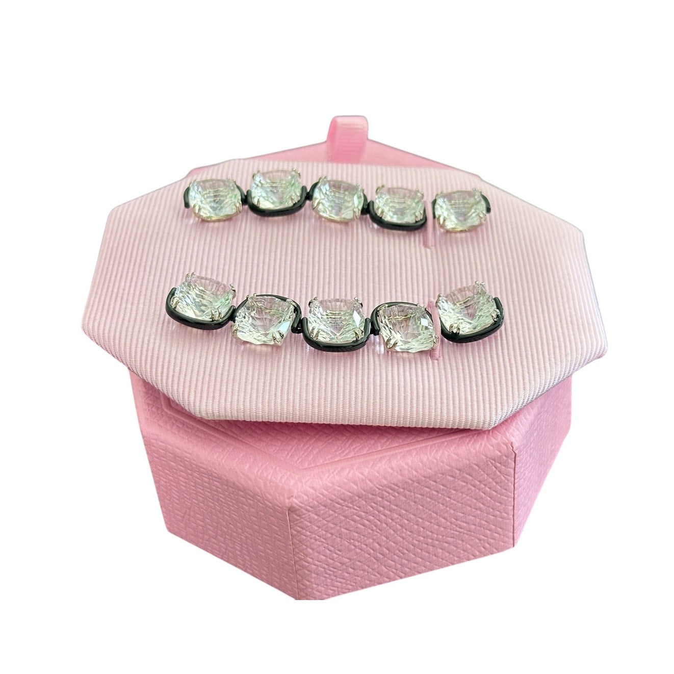 Swarovski Floating Harmonia Drop White crystal Long Earrings