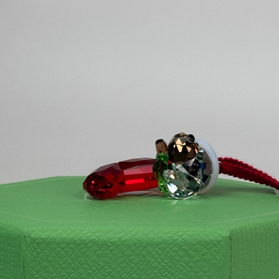 Swarovski Christmas Holiday Cheers Beagle Ornament Christmas