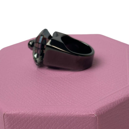 Swarovski Numina cocktail ring Octagon cut, Black, Ruthenium plated EUR 58 / 8USA