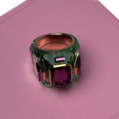 Swarovski Chroma cocktail ring Multicolored, Gold-tone plated  EUR 55  / 7 USA