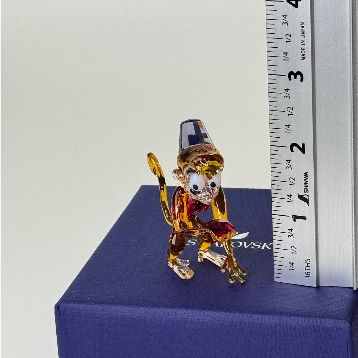 Swarovski Princess Jasmine and Abu Bundle Crystals Figurine Home decor